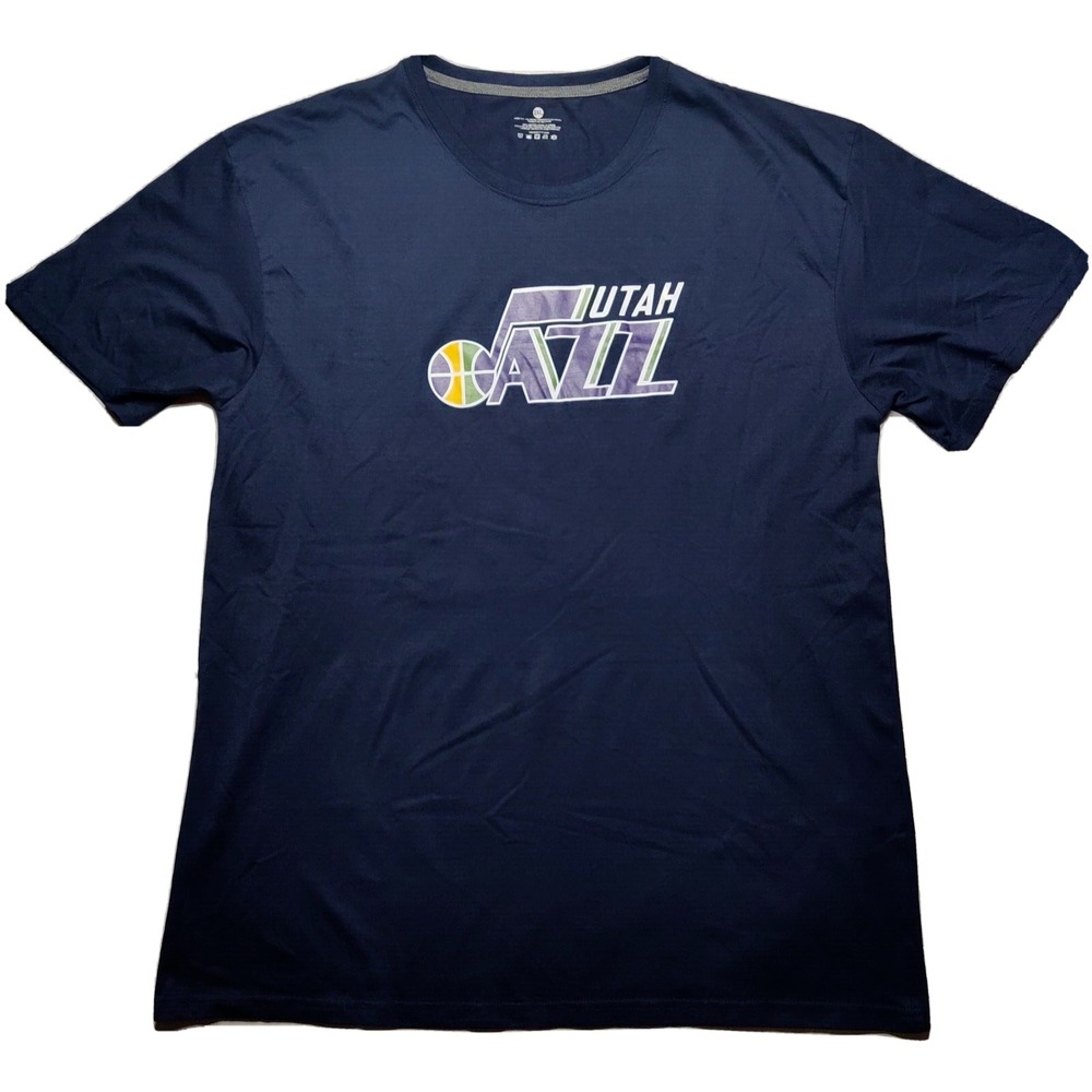 UTAH JAZZ DONOVAN MITCHELL‎ #45  Men Size 2XL Navy Cotton T-Shirt EUC